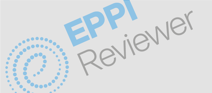 EPPI Reviewer - Our software for systematic reviews